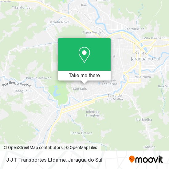 Mapa J J T Transportes Ltdame