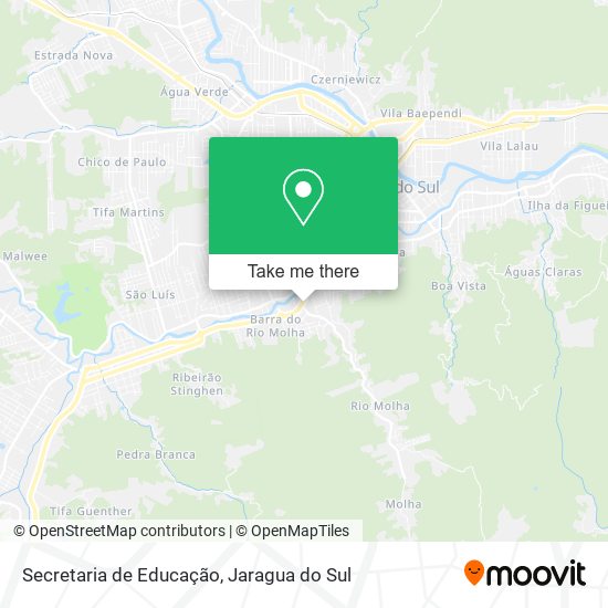 Secretaria de Educação map