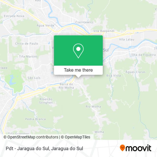 Mapa Pdt - Jaragua do Sul