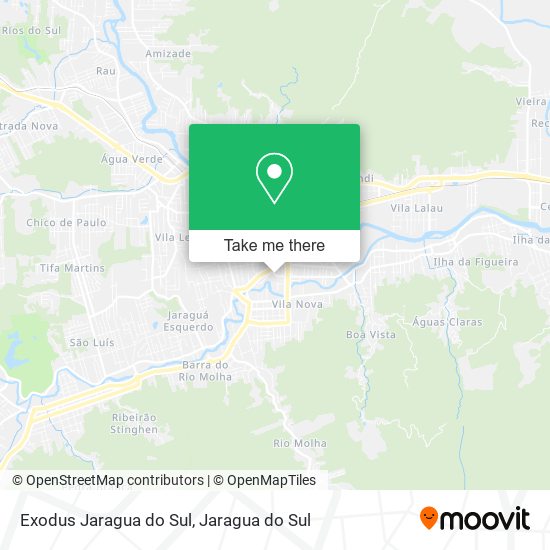 Exodus Jaragua do Sul map