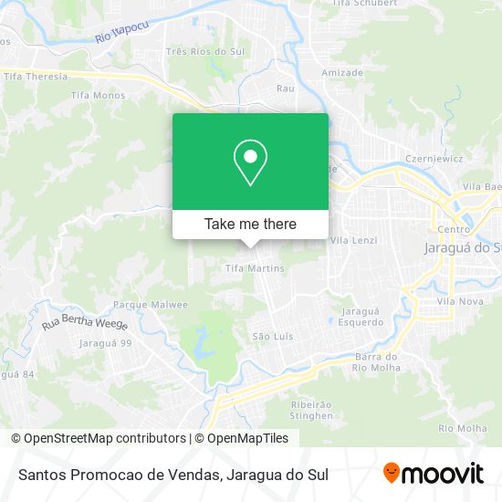 Santos Promocao de Vendas map