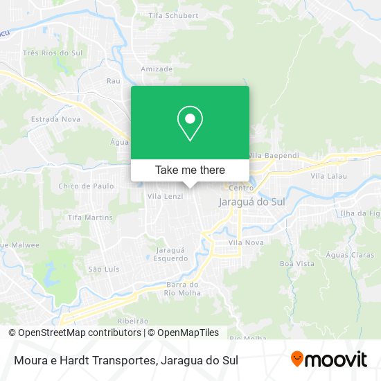 Moura e Hardt Transportes map