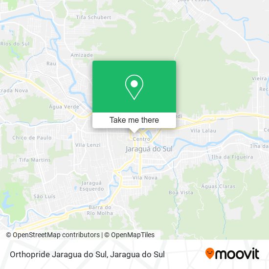 Orthopride Jaragua do Sul map