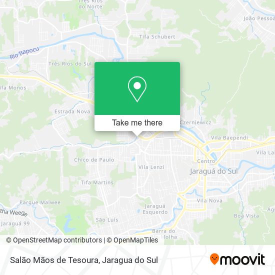 Salão Mãos de Tesoura map