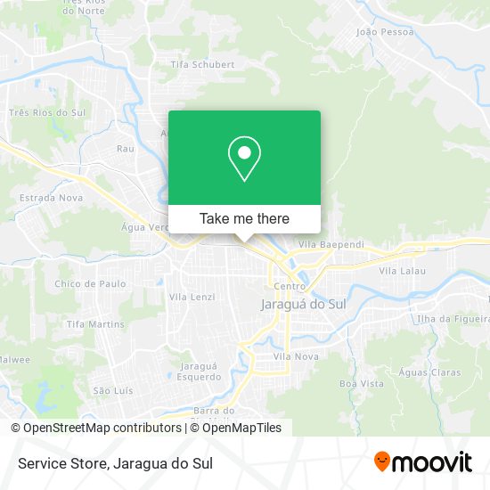 Service Store map