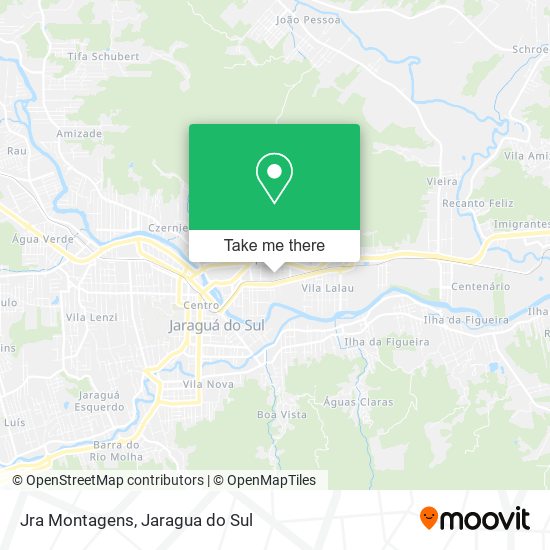 Mapa Jra Montagens