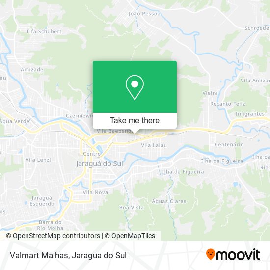 Valmart Malhas map