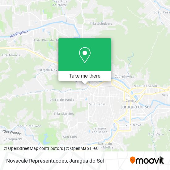 Mapa Novacale Representacoes