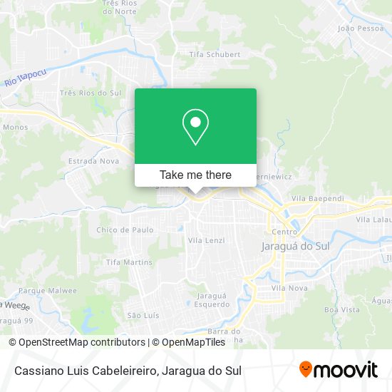 Mapa Cassiano Luis Cabeleireiro