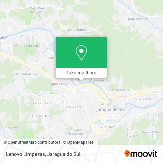 Mapa Lenovo Limpezas