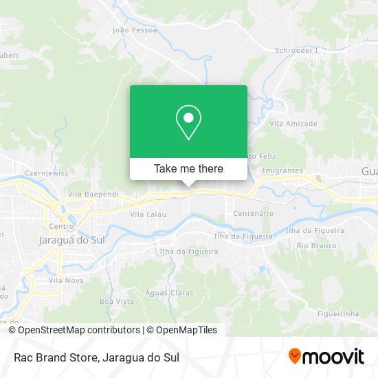 Rac Brand Store map