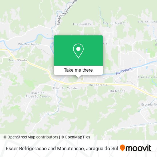 Esser Refrigeracao and Manutencao map