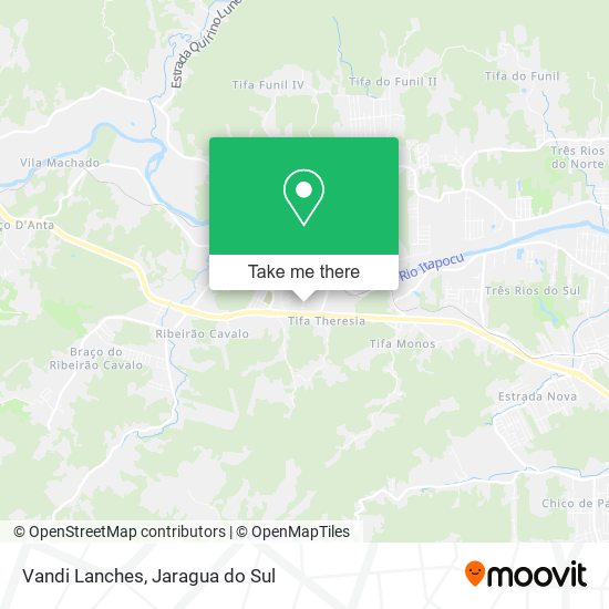 Vandi Lanches map