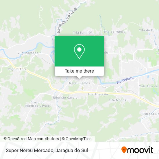 Mapa Super Nereu Mercado