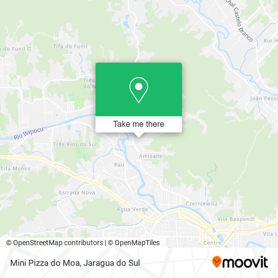 Mapa Mini Pizza do Moa