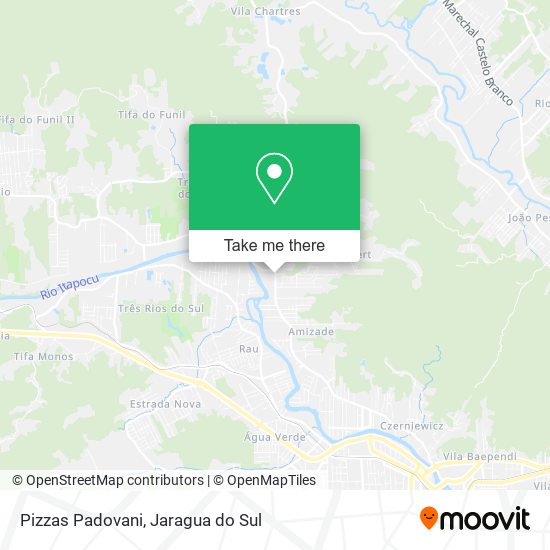 Pizzas Padovani map