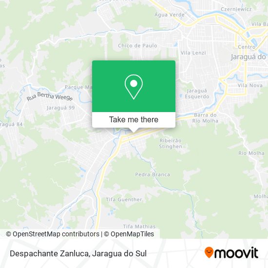 Despachante Zanluca map