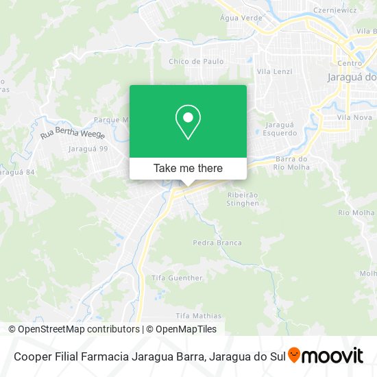 Cooper Filial Farmacia Jaragua Barra map