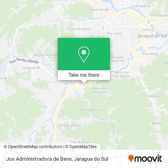 Mapa Jos Administradora de Bens