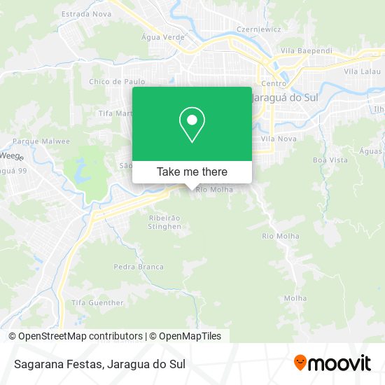 Mapa Sagarana Festas