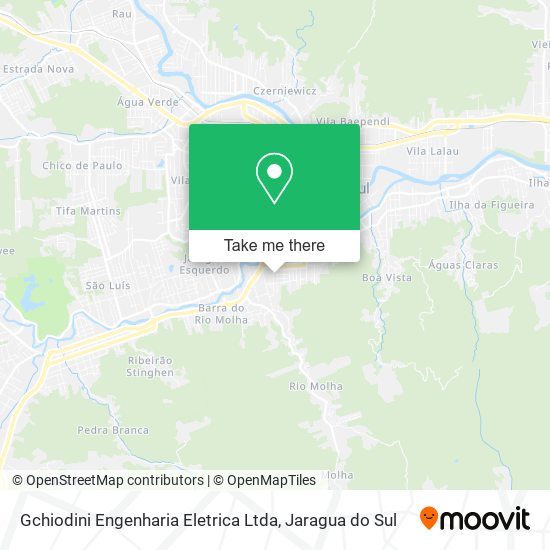 Mapa Gchiodini Engenharia Eletrica Ltda