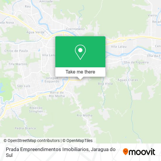 Mapa Prada Empreendimentos Imobiliarios