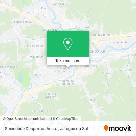 Sociedade Desportos Acaraí map