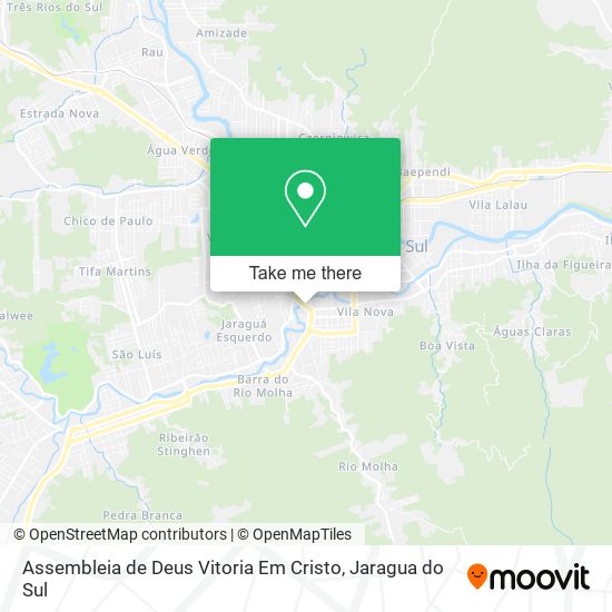 Mapa Assembleia de Deus Vitoria Em Cristo