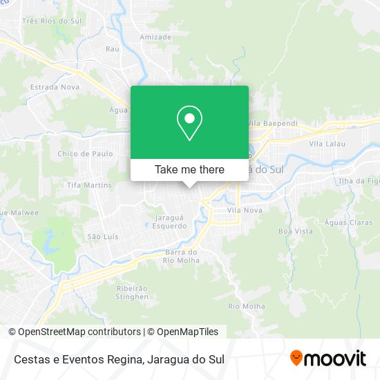 Cestas e Eventos Regina map