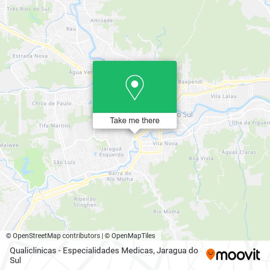 Mapa Qualiclinicas - Especialidades Medicas