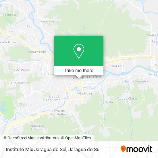 Mapa Instituto Mix Jaragua do Sul