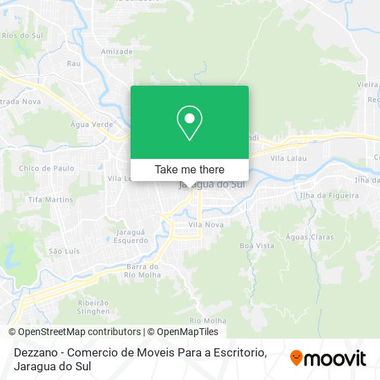 Mapa Dezzano - Comercio de Moveis Para a Escritorio