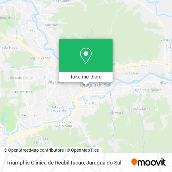Triumphis Clinica de Reabilitacao map