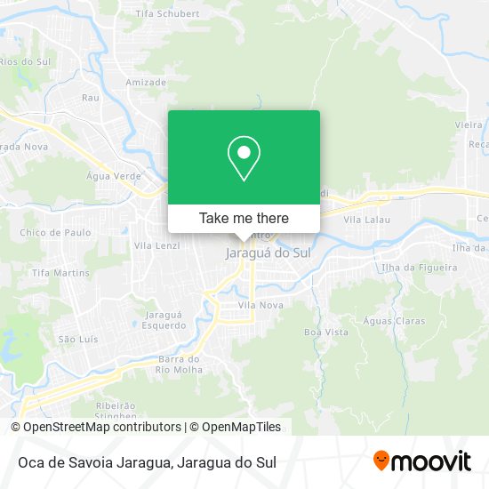 Mapa Oca de Savoia Jaragua