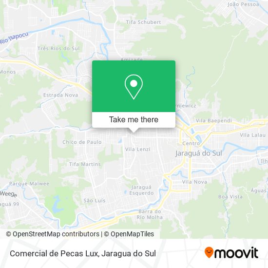 Comercial de Pecas Lux map