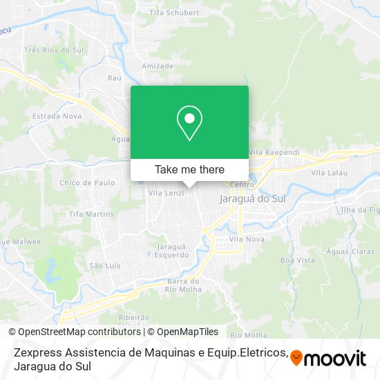 Mapa Zexpress Assistencia de Maquinas e Equip.Eletricos