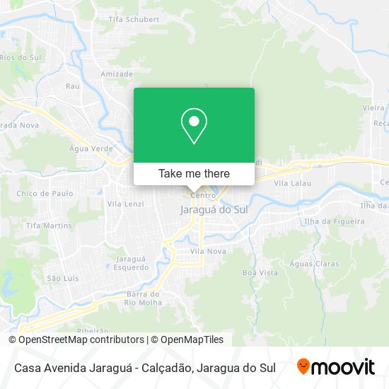 Casa Avenida Jaraguá - Calçadão map