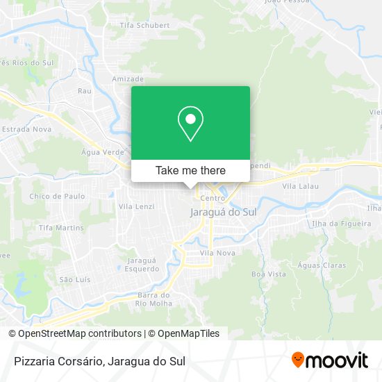 Pizzaria Corsário map