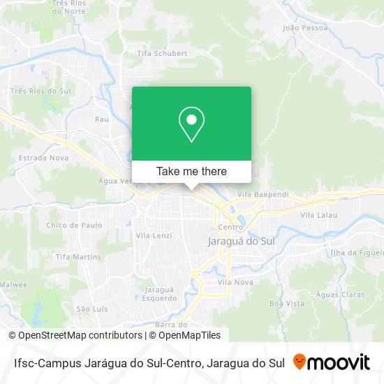 Mapa Ifsc-Campus Jarágua do Sul-Centro