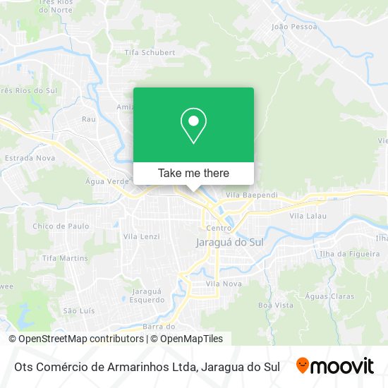 Mapa Ots Comércio de Armarinhos Ltda