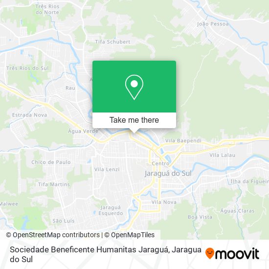 Sociedade Beneficente Humanitas Jaraguá map