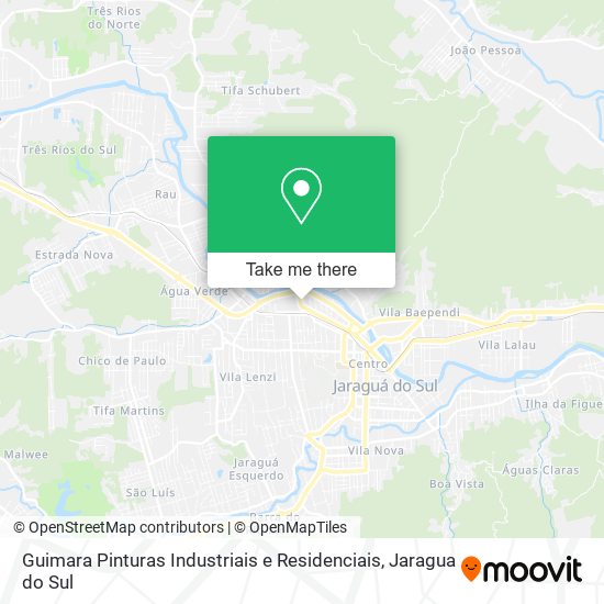 Guimara Pinturas Industriais e Residenciais map