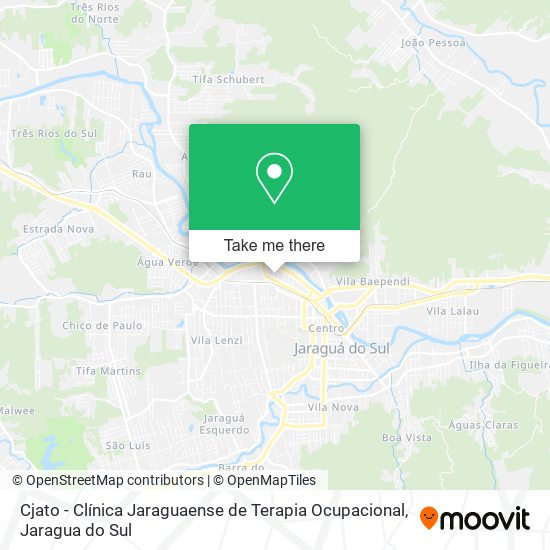 Mapa Cjato - Clínica Jaraguaense de Terapia Ocupacional