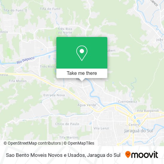 Sao Bento Moveis Novos e Usados map