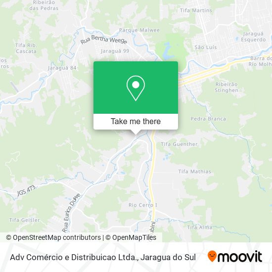 Adv Comércio e Distribuicao Ltda. map