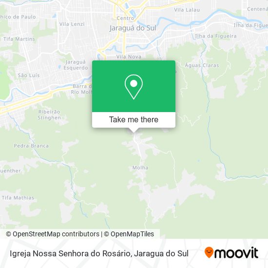 Mapa Igreja Nossa Senhora do Rosário