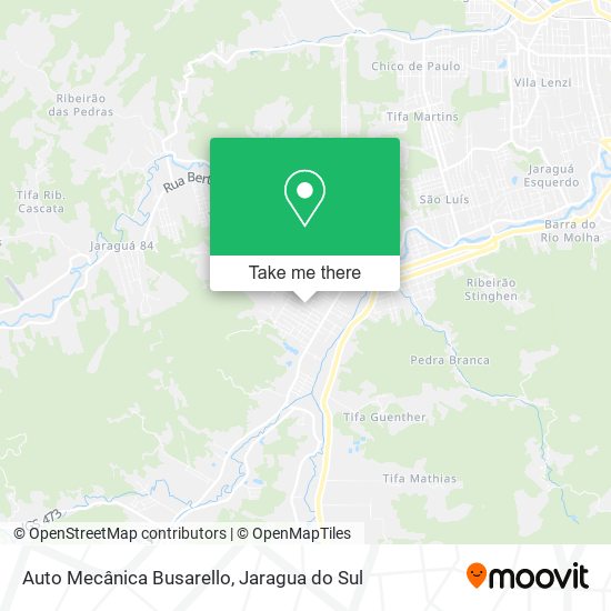 Mapa Auto Mecânica Busarello