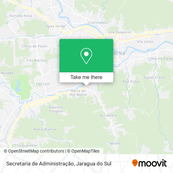 Mapa Secretaria de Administração