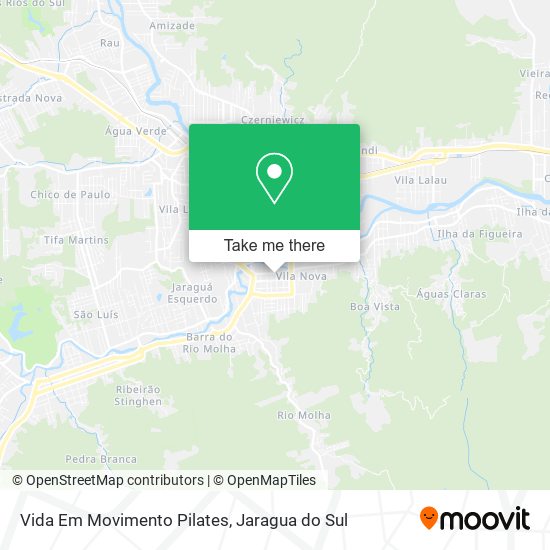 Vida Em Movimento Pilates map