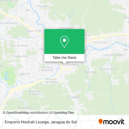 Mapa Emporio Hookah Lounge